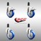 Service Caster 4 Inch 316SS Blue Poly Swivel 1-3/8 Inch Expanding Stem Caster Lock Brake, 2PK SS316TTLEX20S414-PPUB-BLUE-2-S-2-138 - alternate 5